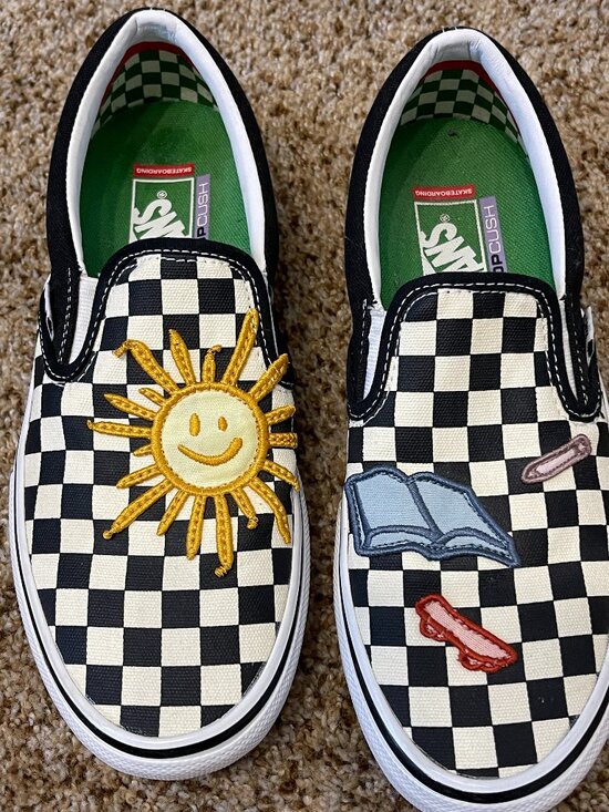 Vans Other - Vans x Skateistan Skate Slip-on, Men's Size 8, Embroidered Patches